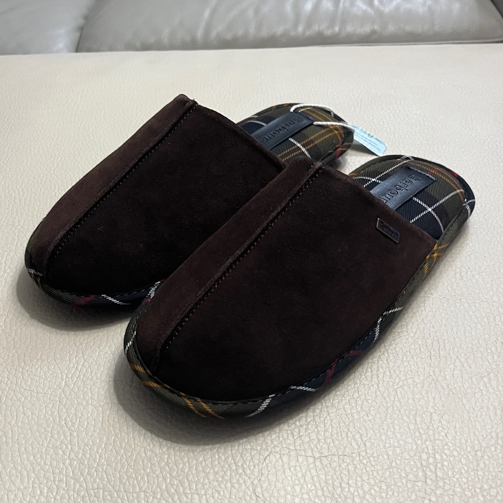 NWT - Barbour Adult Mule Slipper - EU 40/US M7W10/UK M6W8